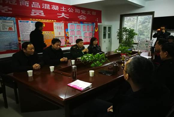 銅官區(qū)區(qū)委常委、人武部到商品混凝土公司開展專項督導(dǎo)工作