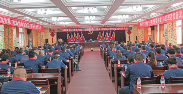 公司召開“違規(guī)決策、違規(guī)投資、違規(guī)擔(dān)保、違規(guī)招投標”專項整治動員大會